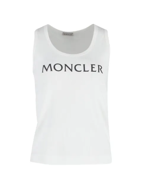 Moncler Vintage logo-print cotton tank top