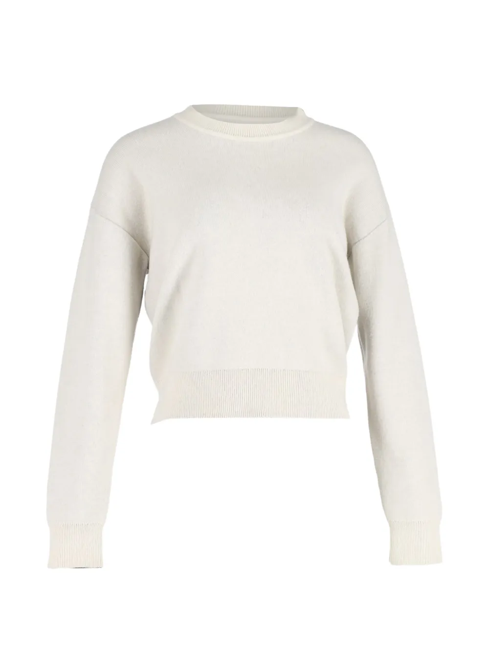 Christian Dior Pre-Owned logo-embellishment crew-neck sweater - Nude