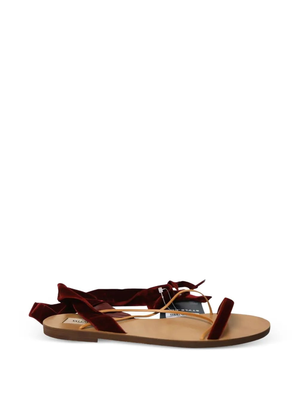 Valentino Garavani Pre-Owned ribbon strappy sandals - Rosso