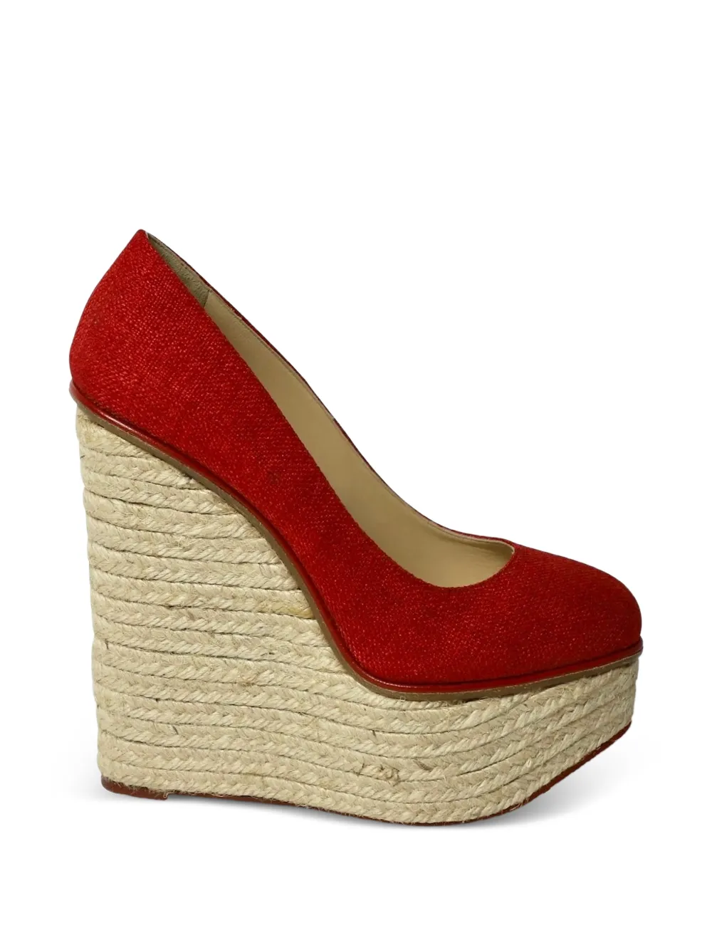 Charlotte Olympia Carmen platform espadrilles - Rot