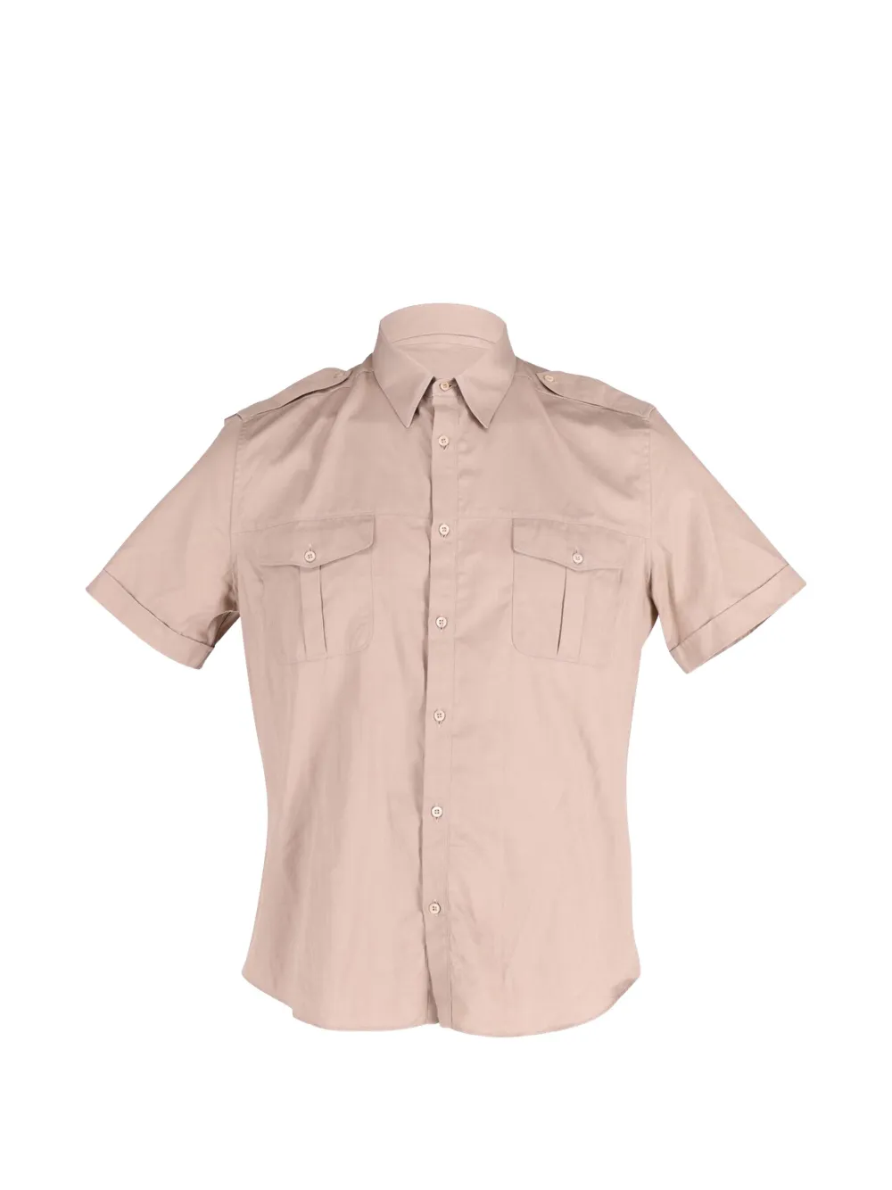 Gucci Pre-Owned front pockets short sleeve shirt - Toni neutri
