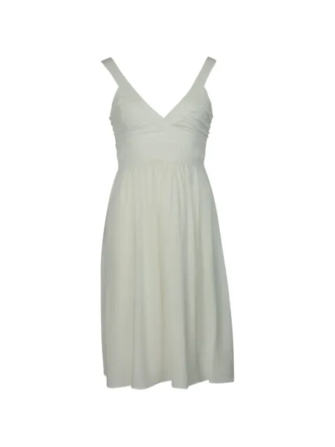 Theory vestido Liv sin mangas con cuello en V