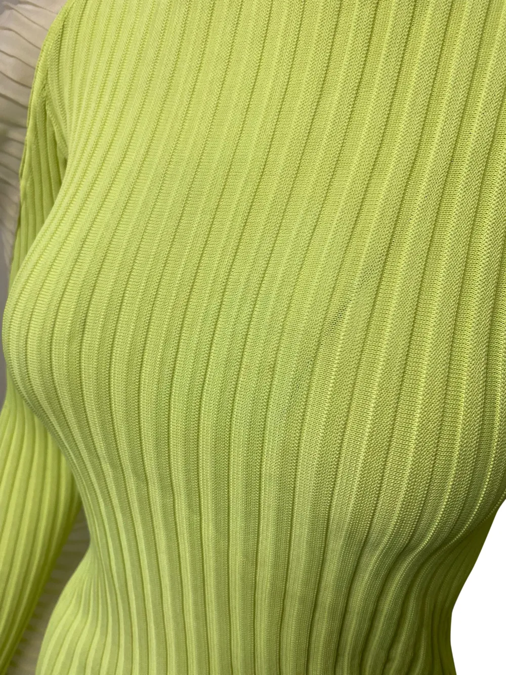  David Koma Ruffled Knitted Top - Green 