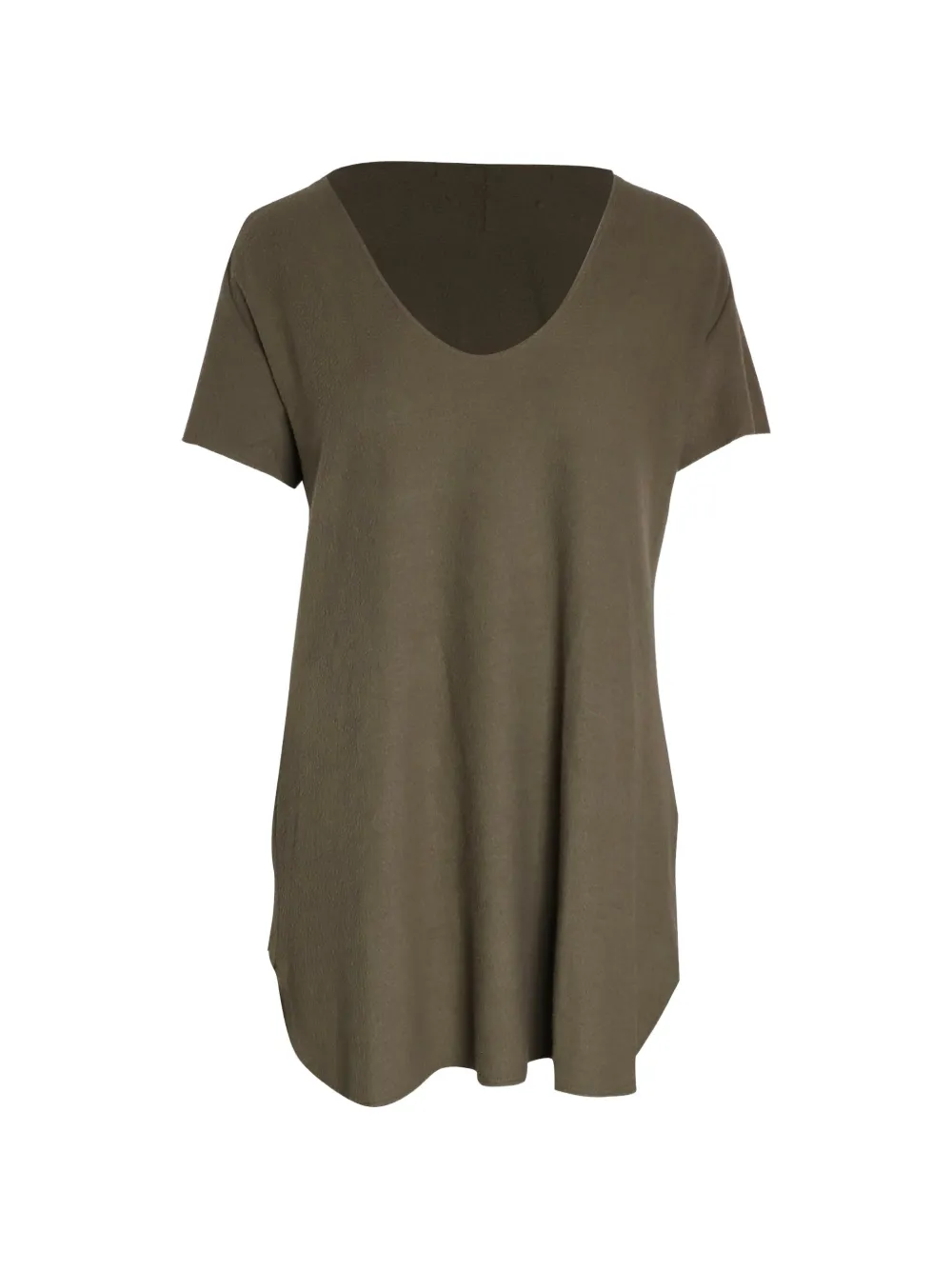 Pre-owned Reformation Scoop-neck Short-sleeve T-shirt In Green