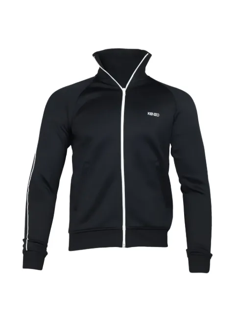Kenzo Pre-Owned logo zip-up track jacket