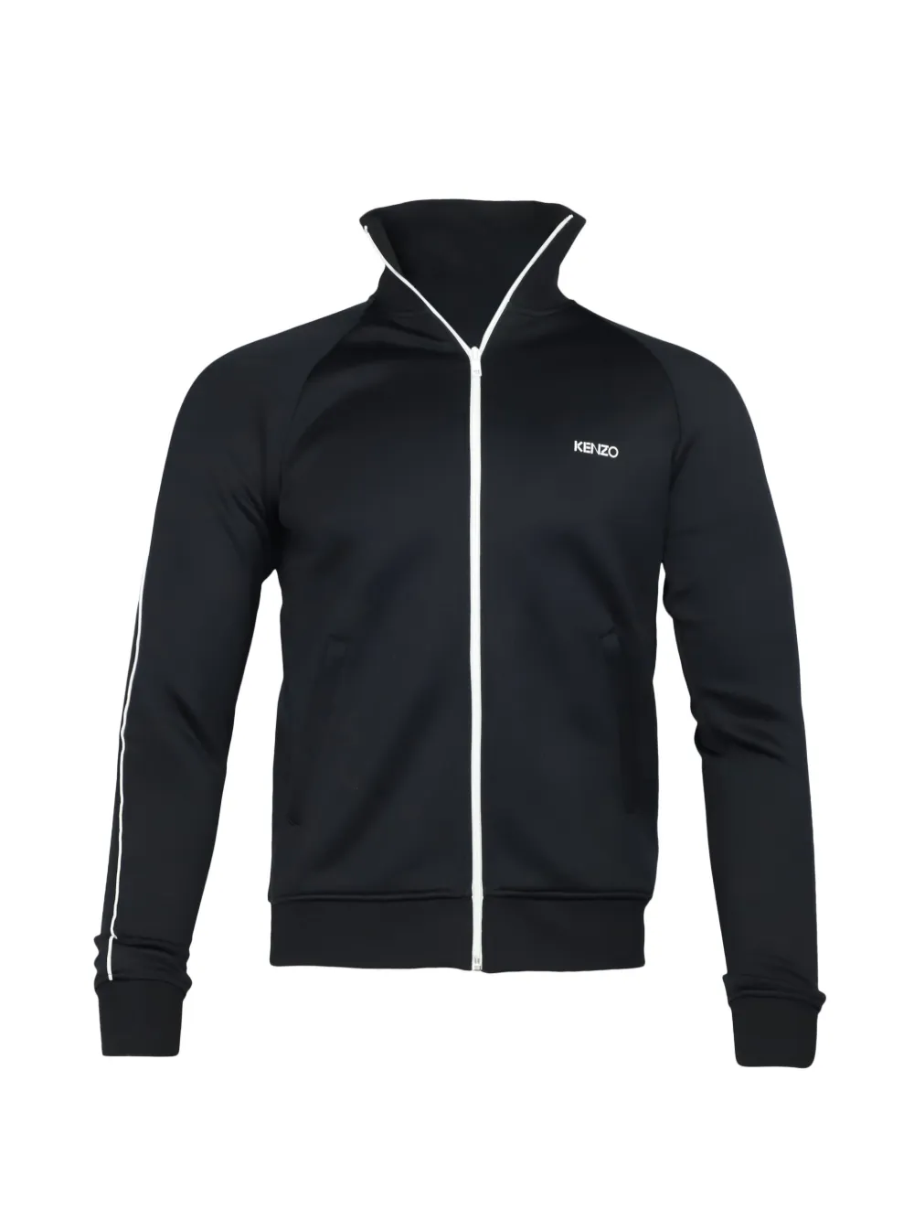 Kenzo Pre-Owned logo zip-up track jacket - Nero