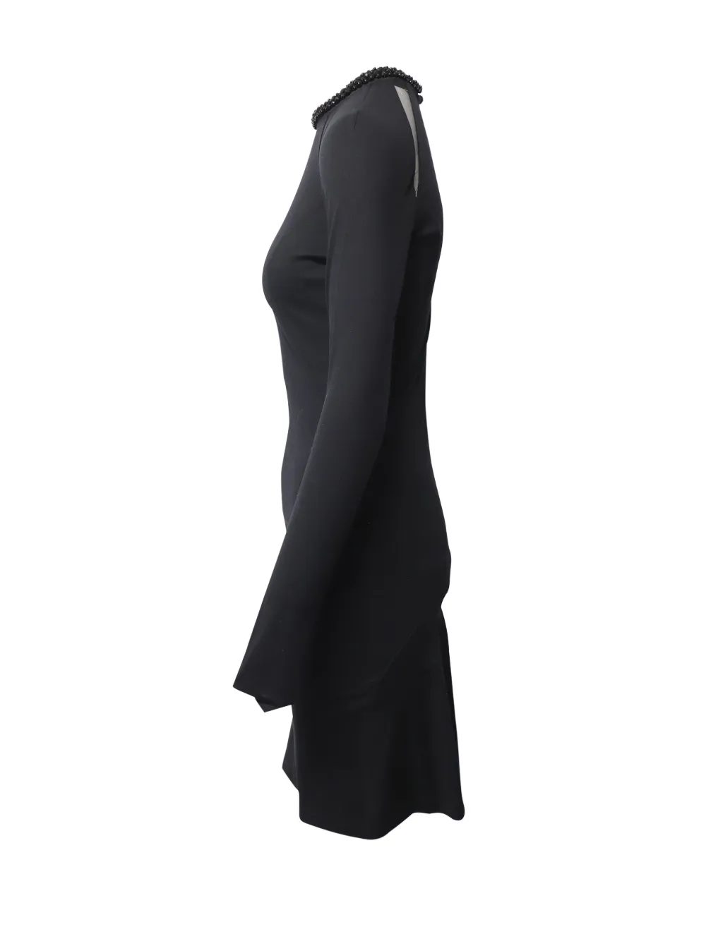  Stella Mccartney Pre-owned Embellished Collar Midi Dress - Black 