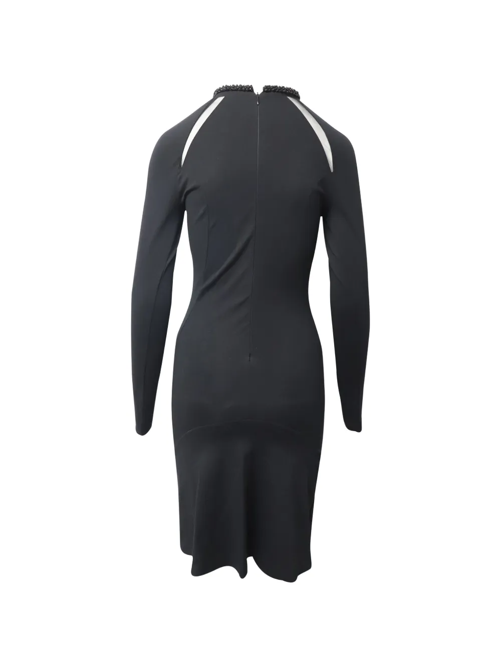  Stella Mccartney Pre-owned Embellished Collar Midi Dress - Black 