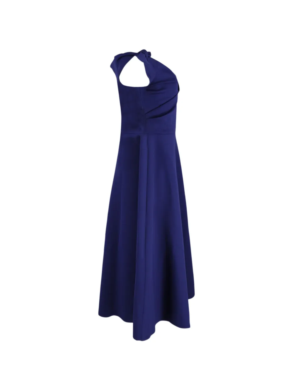 Off-The-Shoulder Pleated Dress