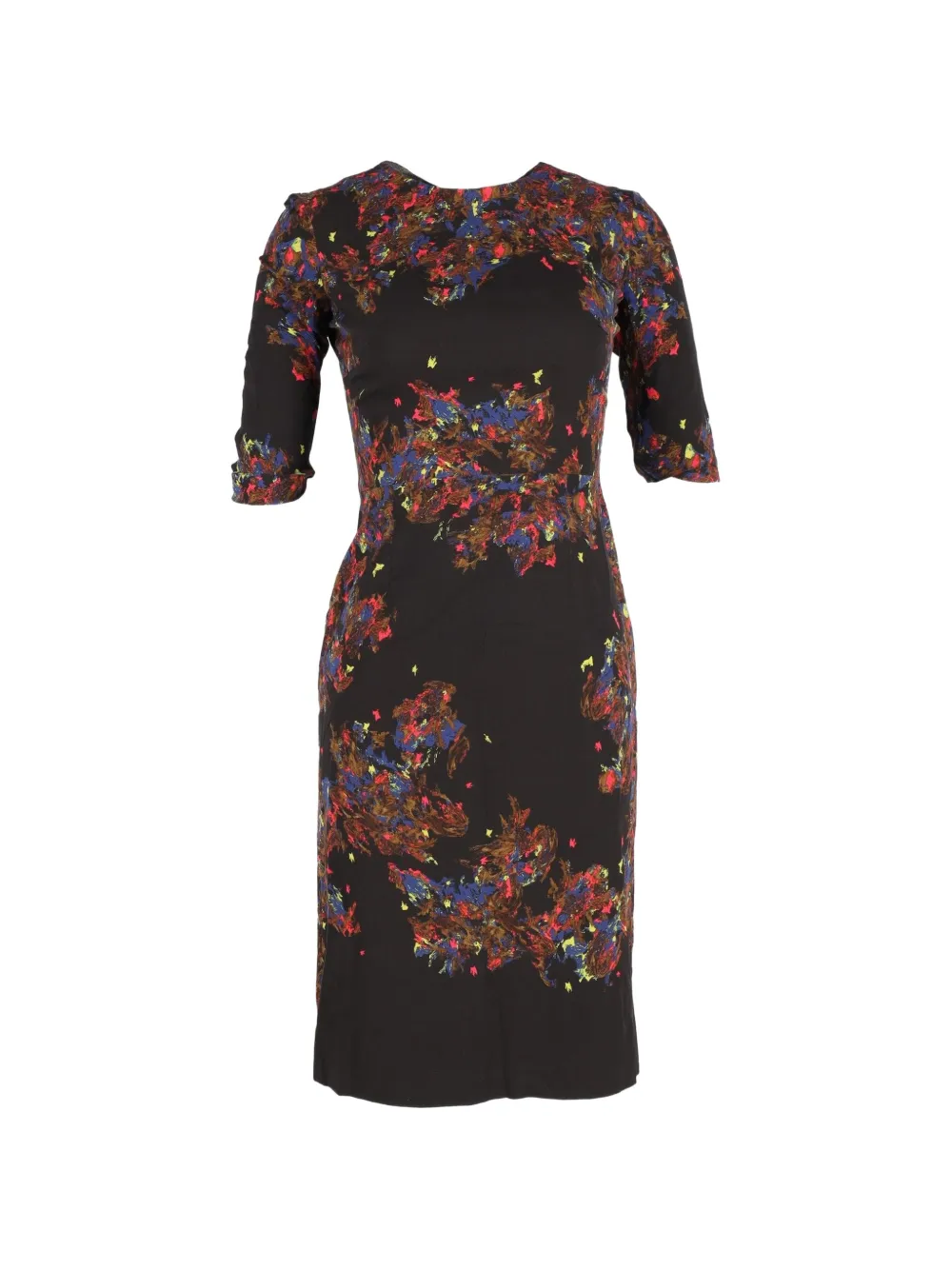 ERDEM printed dress - Nero