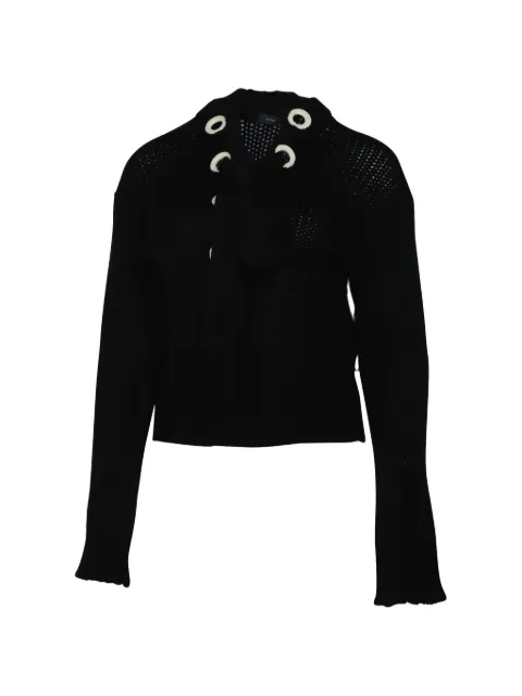 JOSEPH lace-up sweater