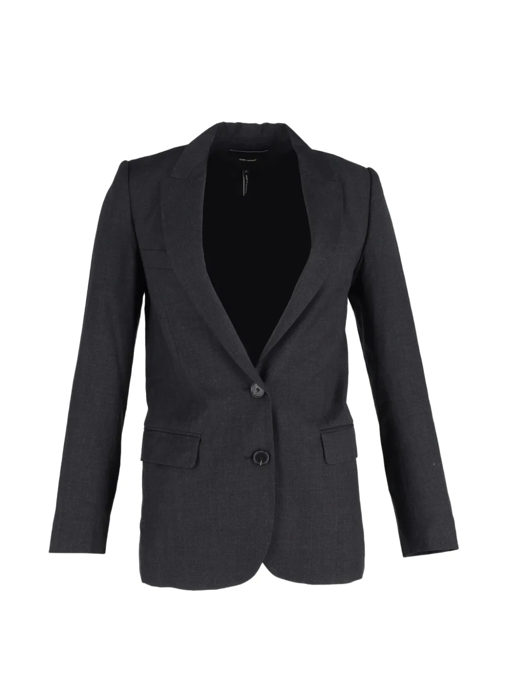 Isabel Marant Vintage flap-pocket single-breasted blazer - Nero
