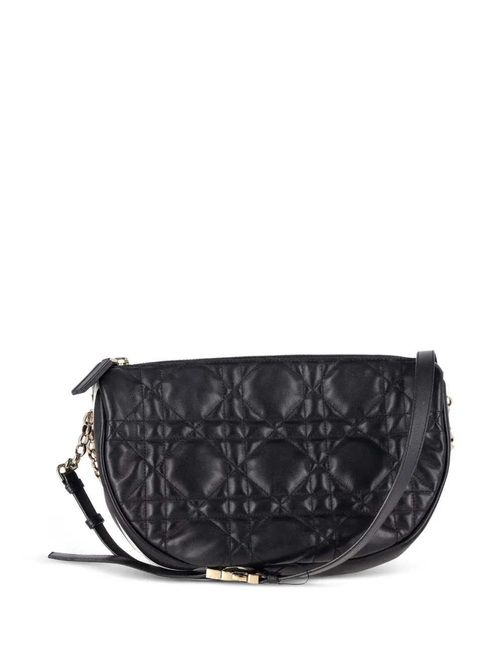 Christian Dior Pre-Owned medium Vive Cannage leather shoulder bag - Nero