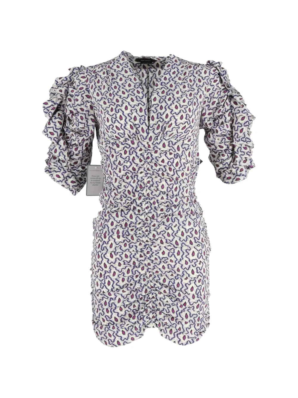 Isabel Marant Vintage paisley-print mini dress - Bianco