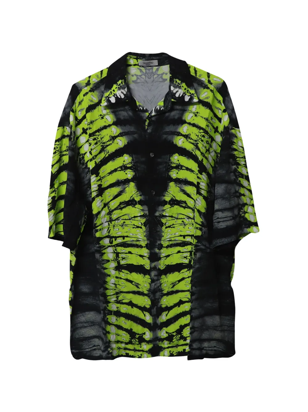 Valentino Pre-Owned tie-dye short-sleeve shirt - Nero
