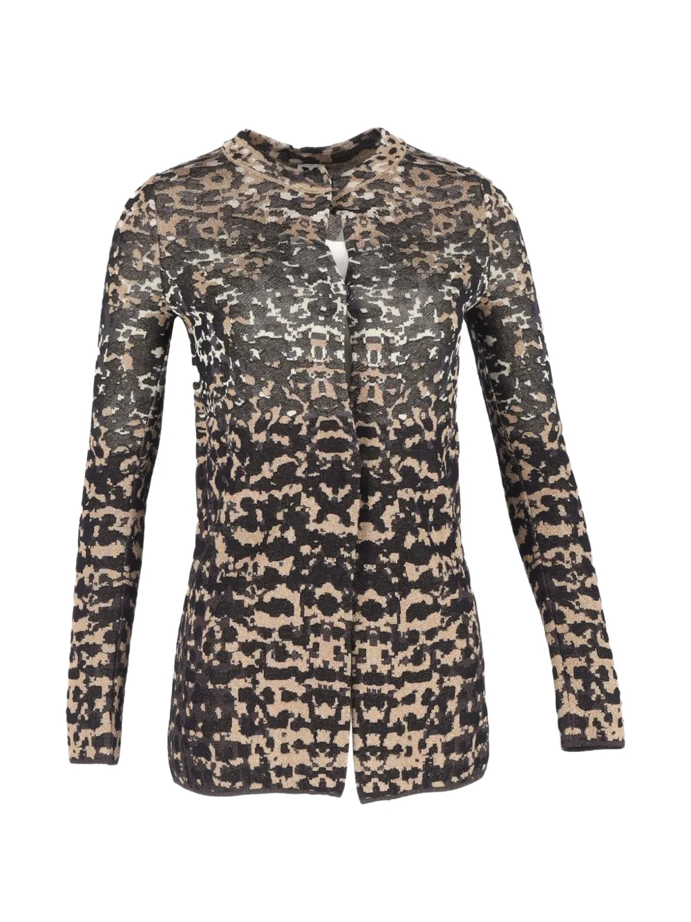 Missoni Pre-Owned printed cotton cardigan - Nero