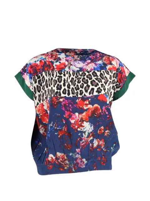MSGM floral-print blouse