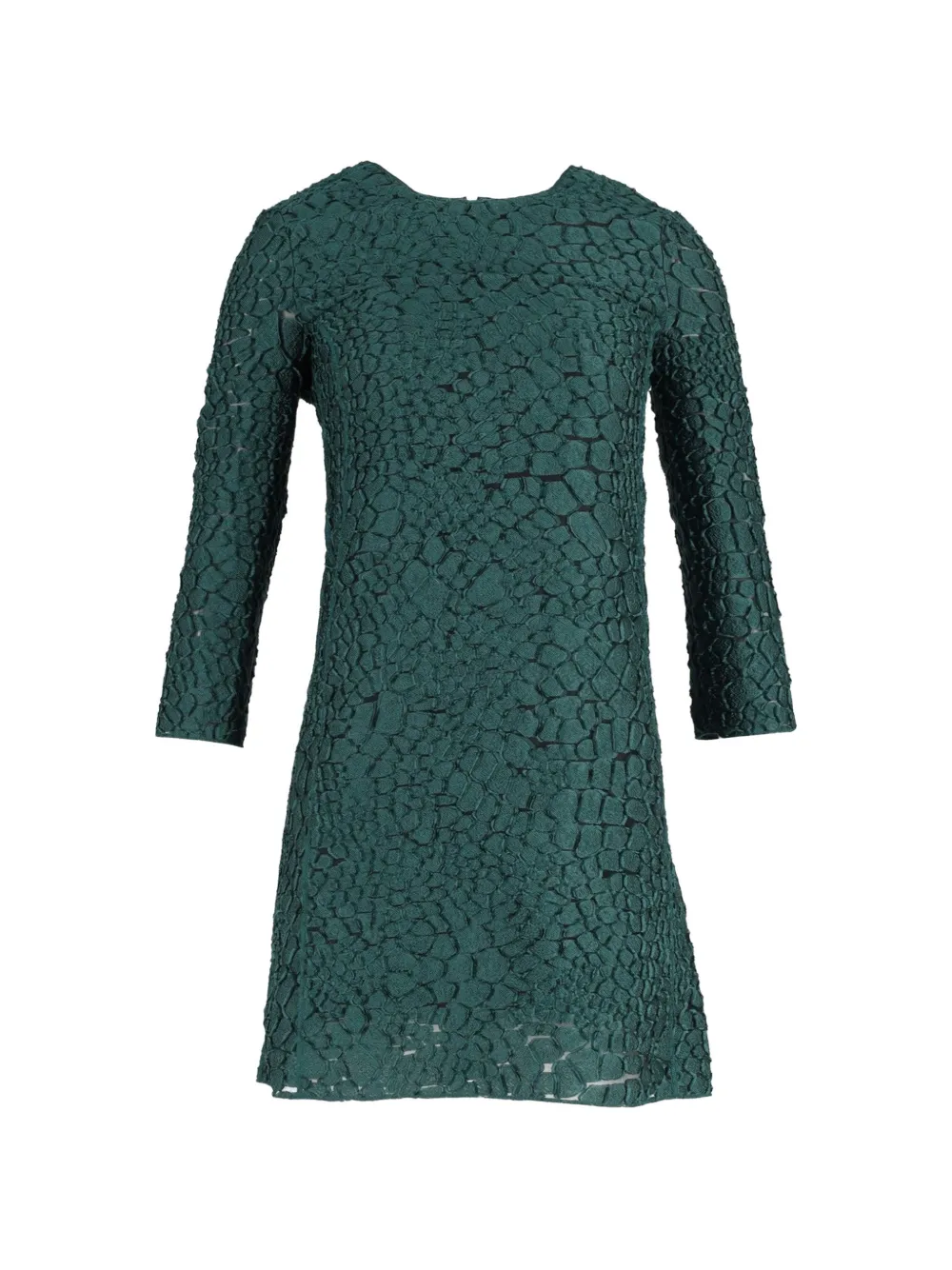 Nina Ricci Pre-Owned long-sleeve mini dress - Verde