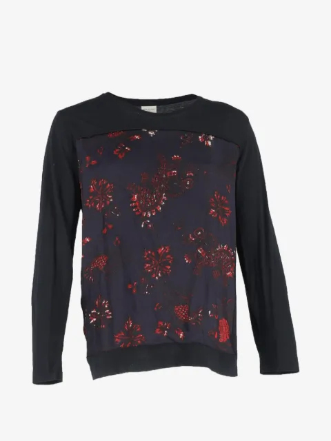 Dries Van Noten Pre-Owned abstract-print top