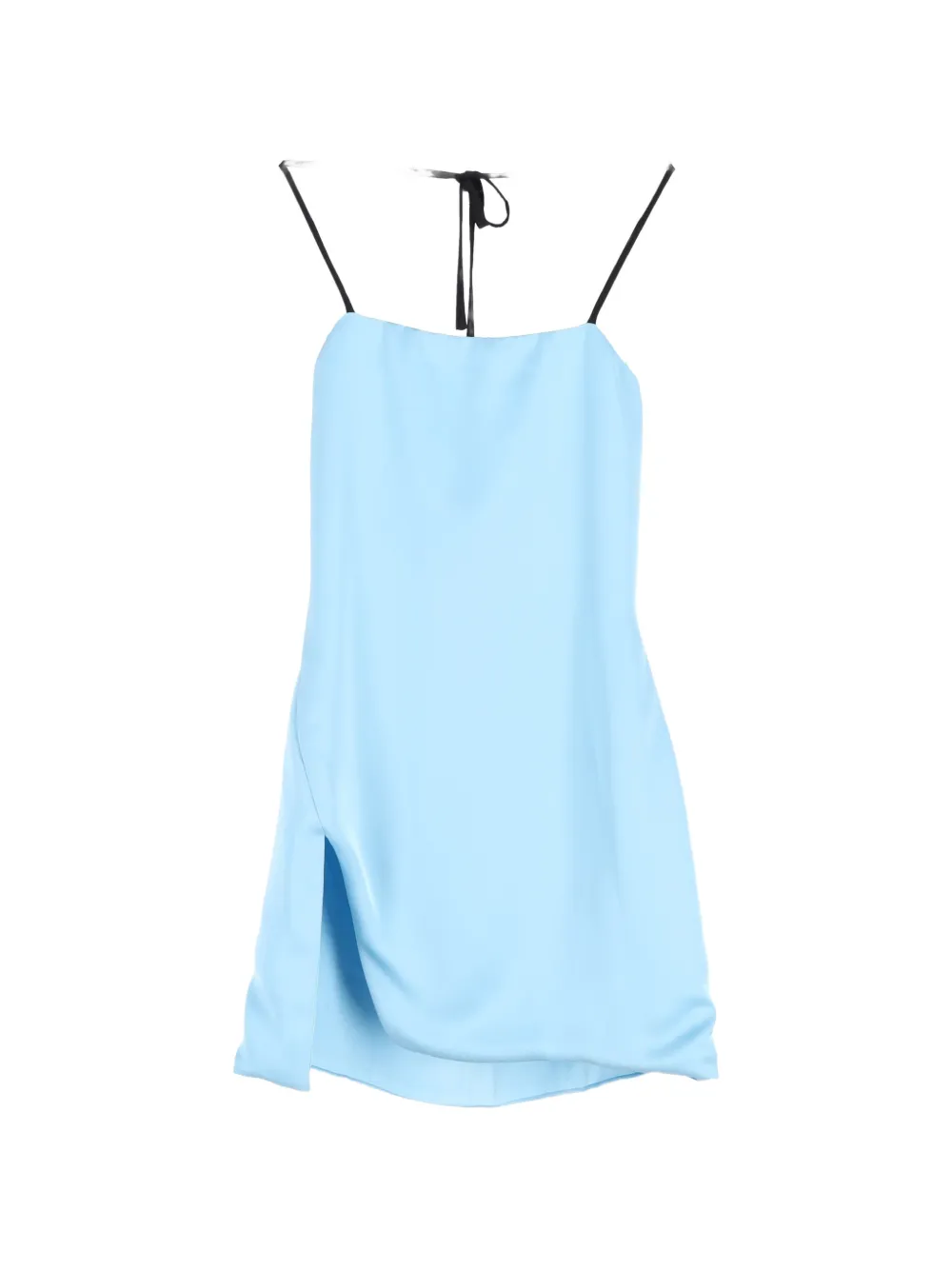 The Attico stap-detail mini dress - Blu