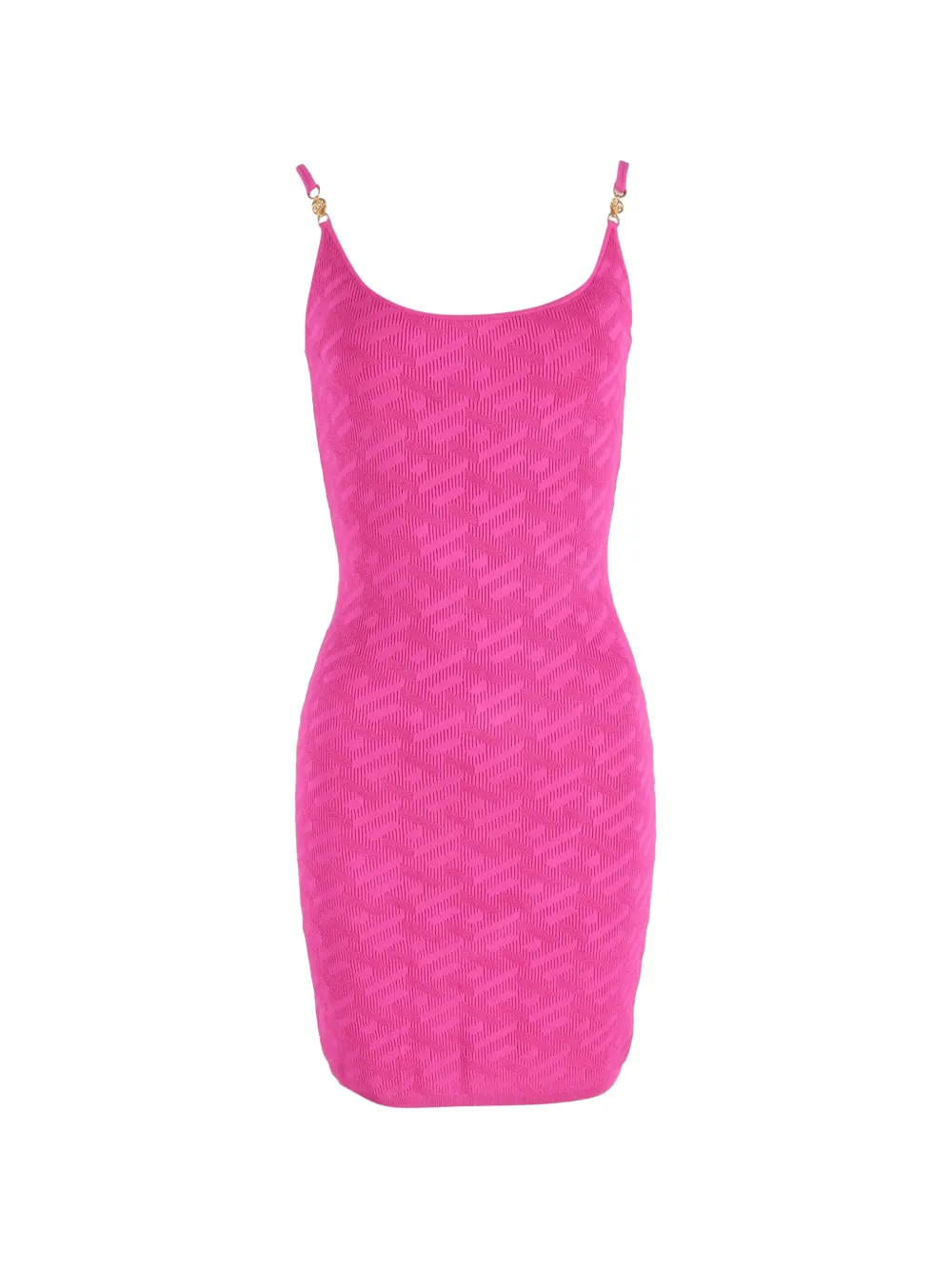 Versace Pre-Owned La Greca knitted dress - Rosa