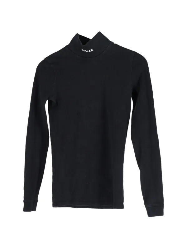 (正規品) VETEMENTS タートルネック / ヴァージル ウール シャツ VETEMENTS タートルネック セーター | ブラック | FARFETCH JP