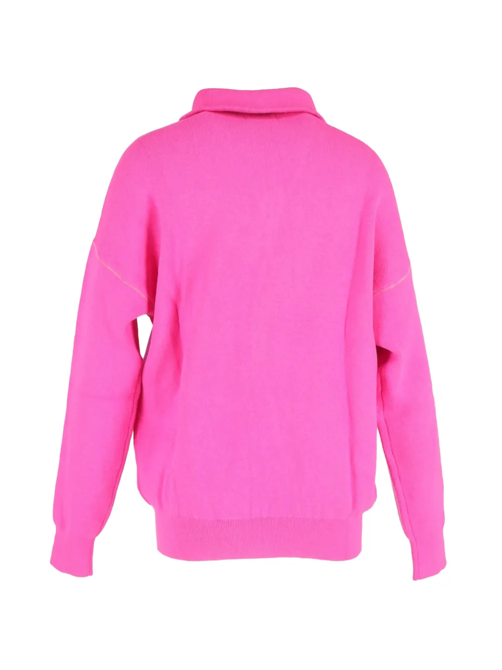 Intarsia Zip-Up Cardigan