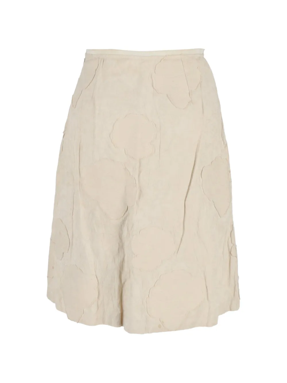 Piazza Sempione patchwork a-line midi skirt - Toni neutri