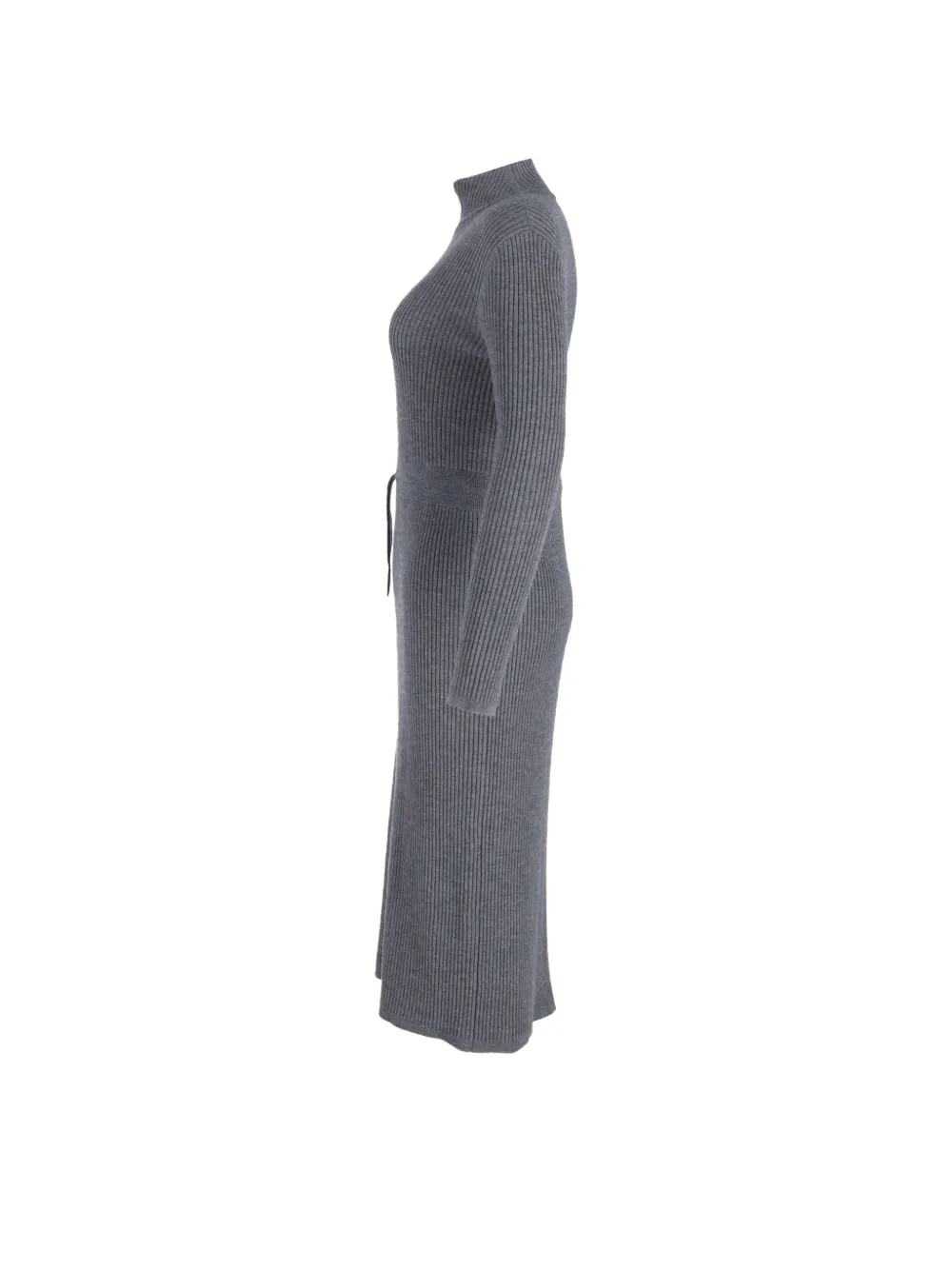 Alma Roll-Neck Knitted Midi Dress