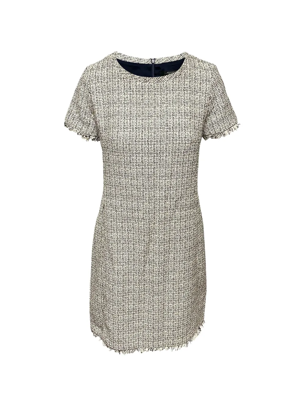 Weekend Max Mara tweed fringe dress - Toni neutri