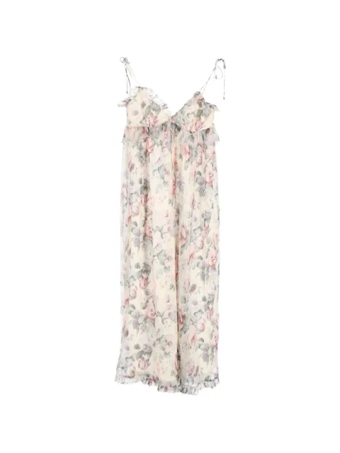 ZIMMERMANN floral-print sleeveless jumpsuit
