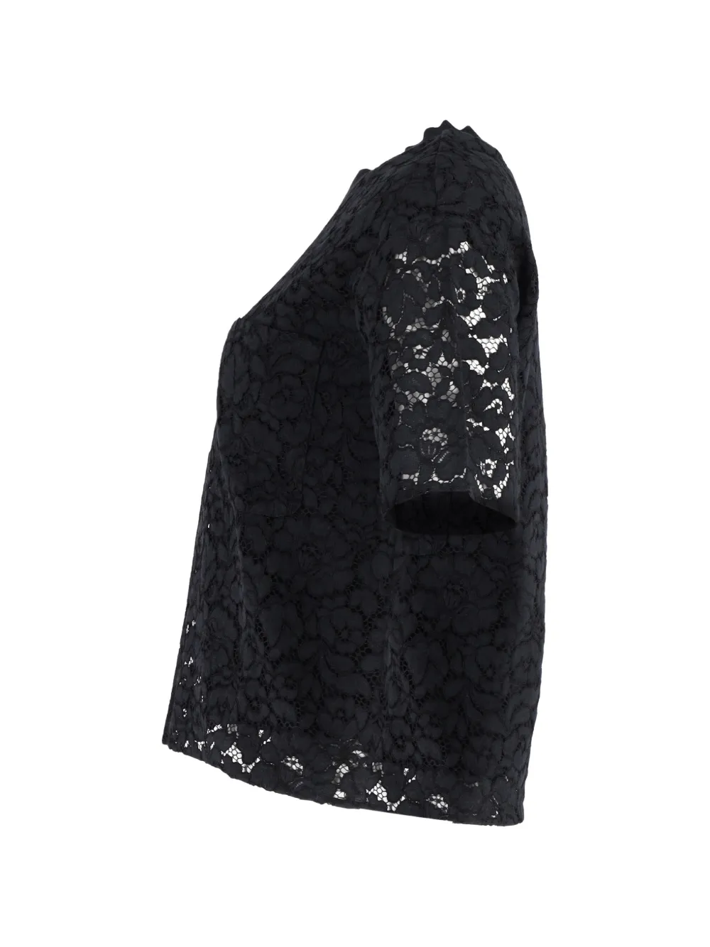 Lace Short-Sleeve Top