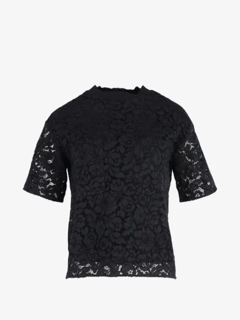 JOSEPH lace short-sleeve top
