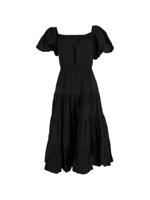 Jason Wu off-the-shoulder tiered midi dress