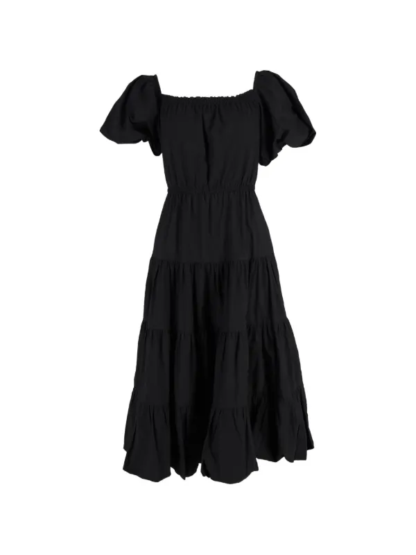 jason wu black cocktail dress Jason Wu Women's Asymmetric Midi Cocktail Dress - Black