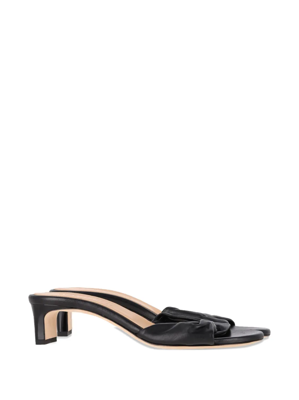 Dear Frances twisted leather sandals - Schwarz