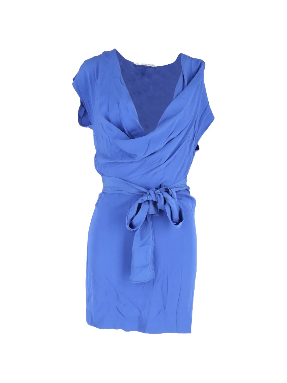 Diane Von Furstenberg Vintage wrap mini dress - Blu
