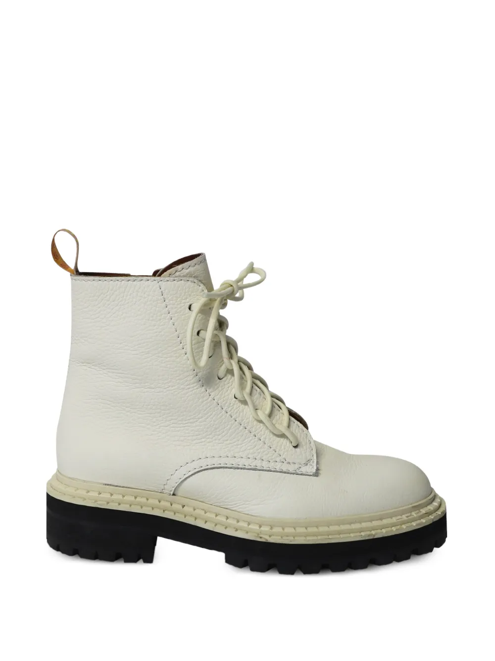 Proenza Schouler lug-sole lace-up boots - Weiß