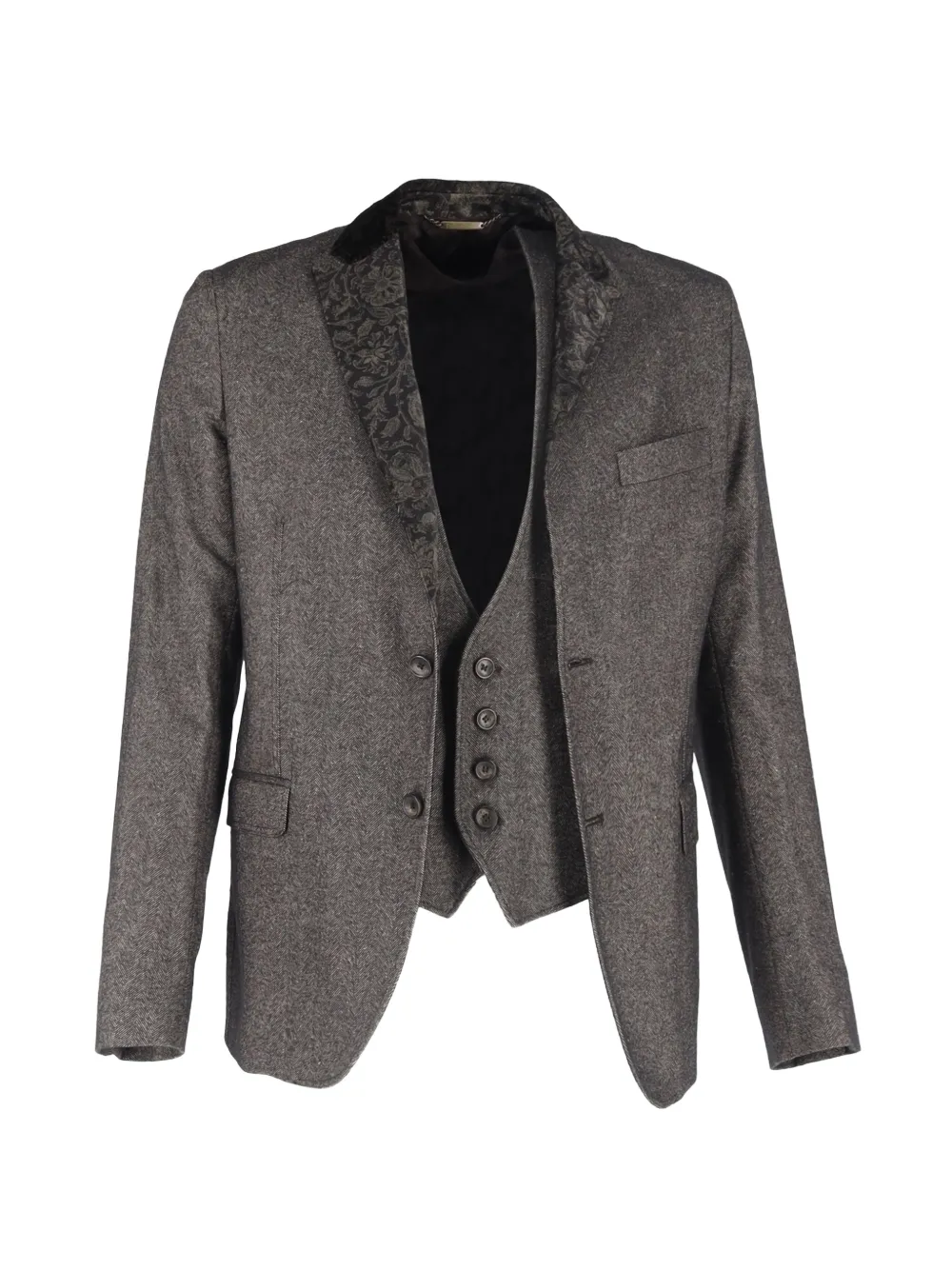 Dolce & Gabbana Pre-Owned single-breasted jacket set (set of two) - Grigio