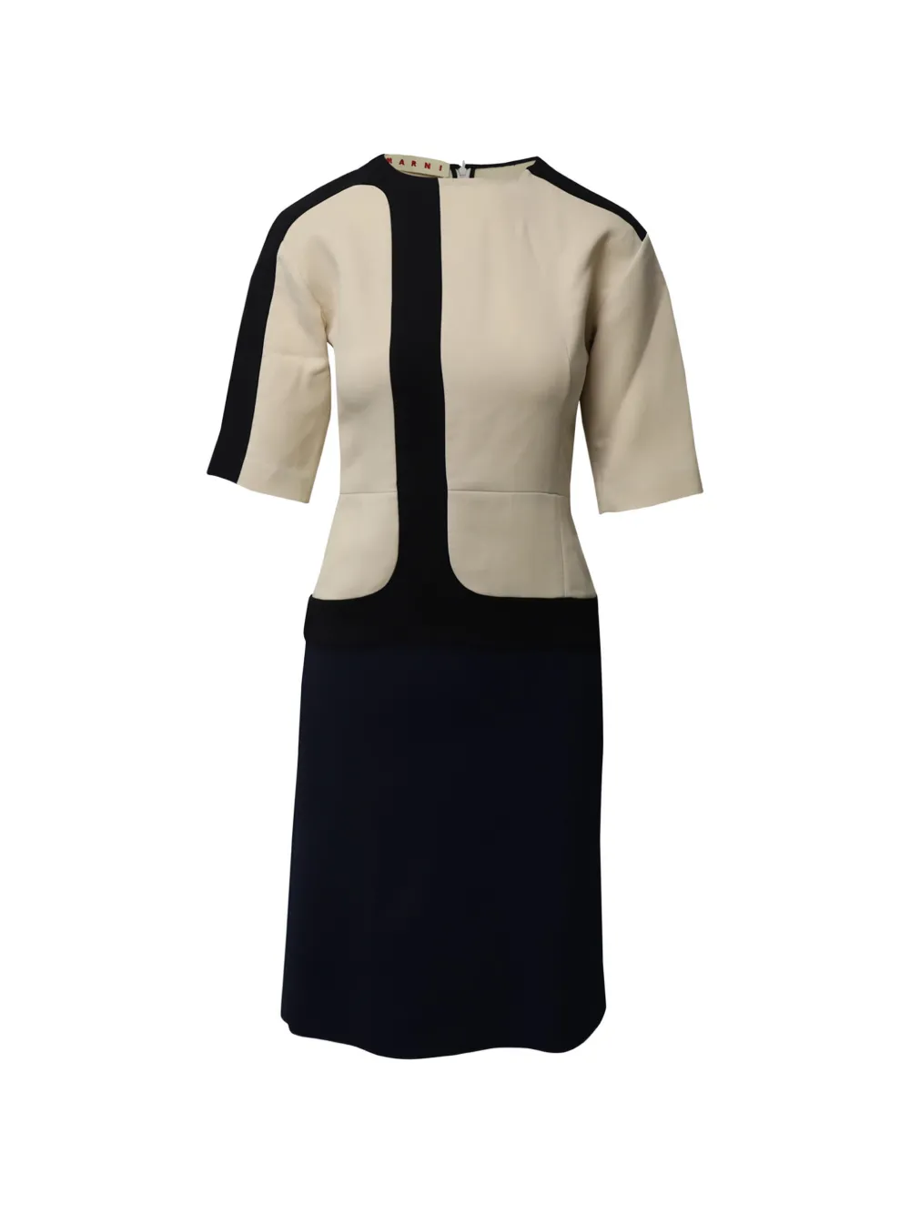 Marni Pre-Owned colour-block dress - Toni neutri