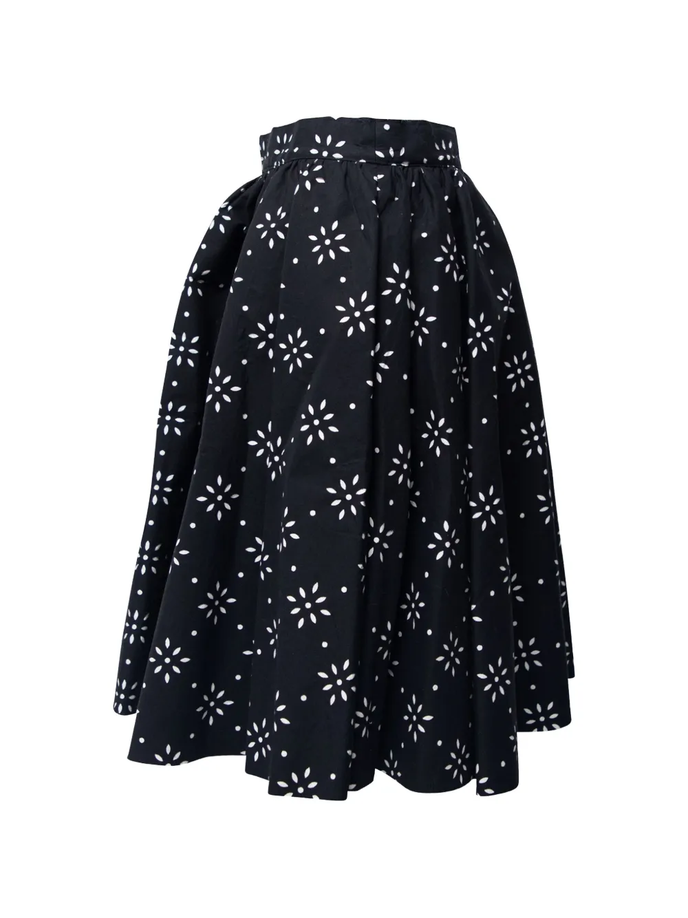 Flower-Pattern Skirt