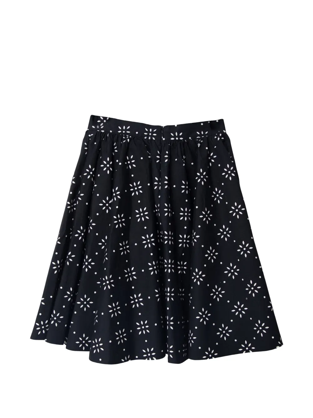 Flower-Pattern Skirt