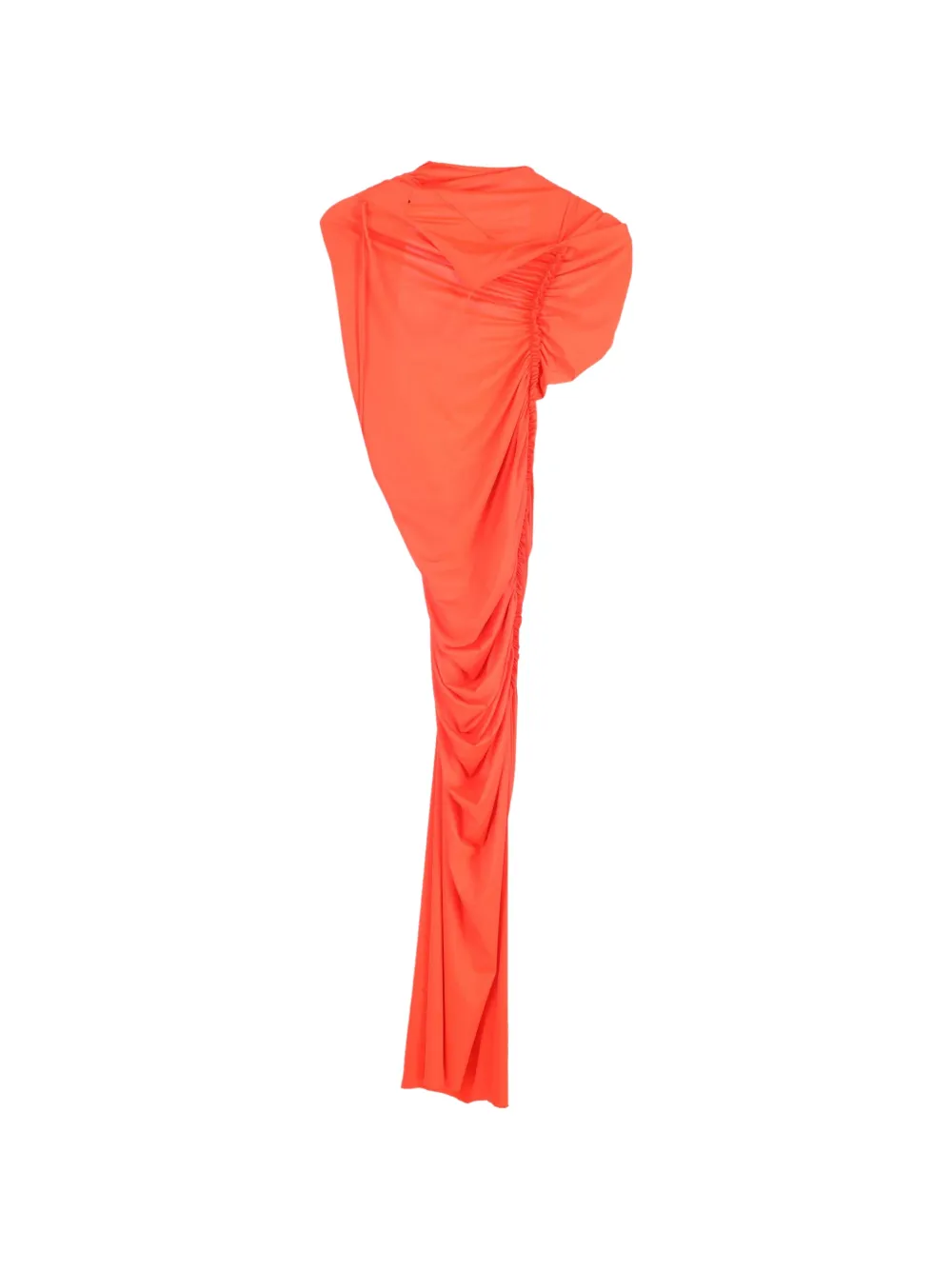 Victoria Beckham ruched maxi dress - Arancione