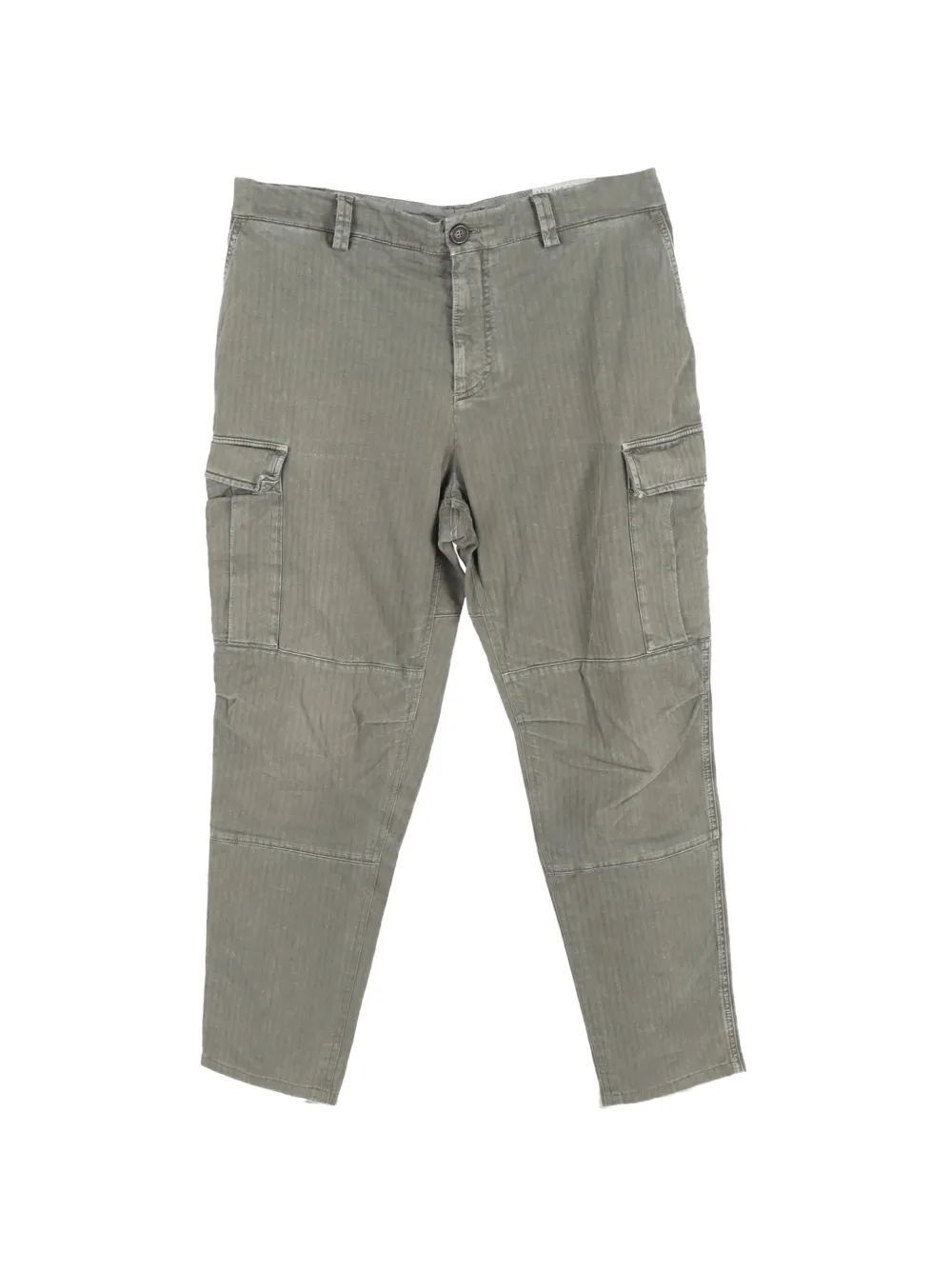 Brunello Cucinelli Vintage belt-loops cargo pants - Verde