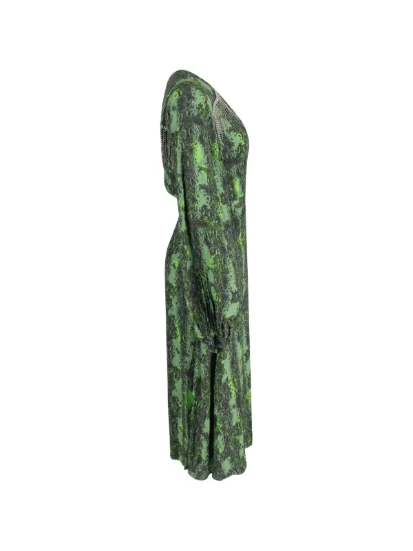 rotate birger christensen green dress Rotate Birger Christensen Aqua Green Wrap Midi Dress|11276529812981