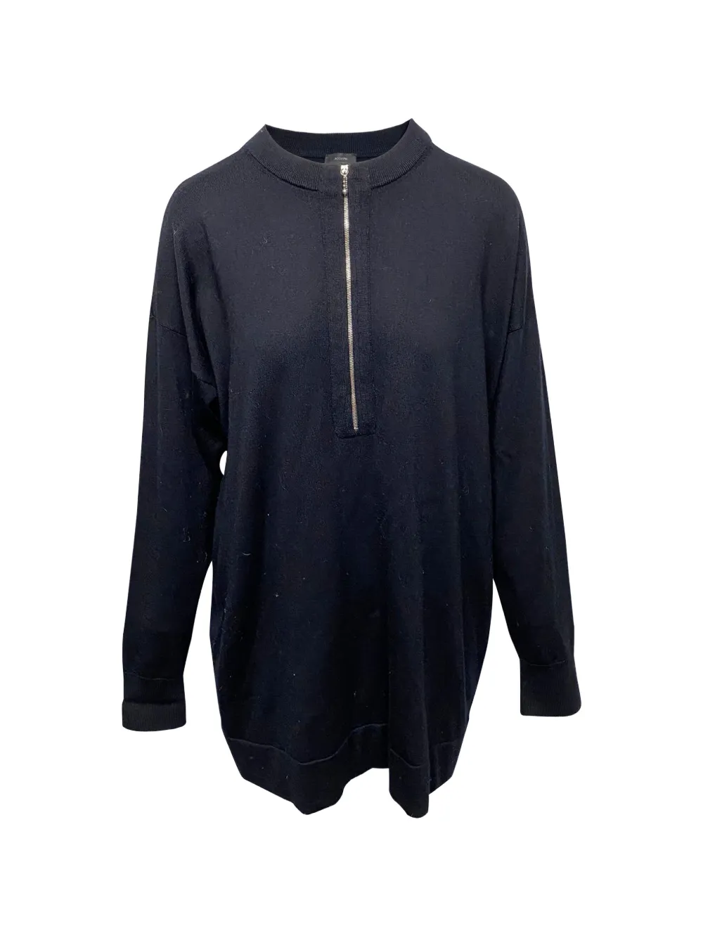 JOSEPH half-zip wool sweater - Nero