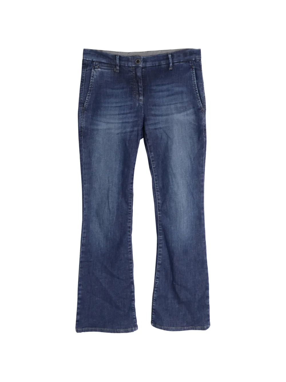 Brunello Cucinelli Vintage boot-cut jeans - Blu
