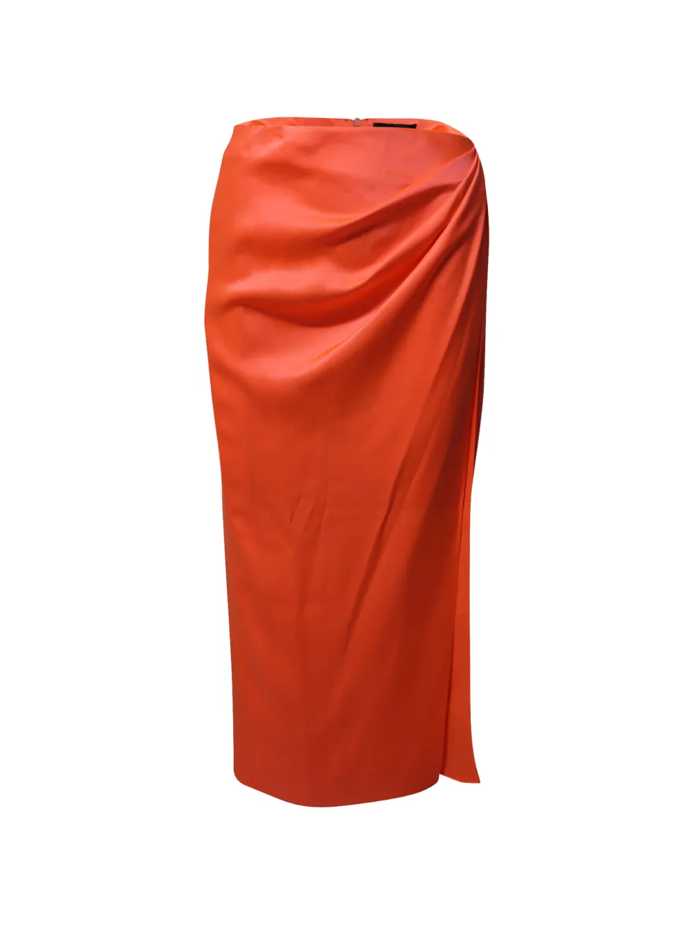David Koma draped skirt - Arancione