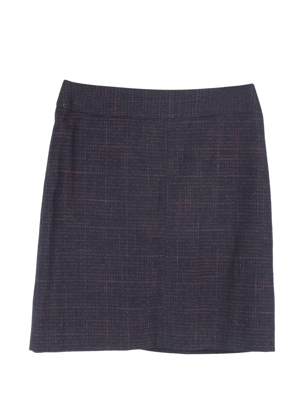 Chloé Vintage plaid mini skirt - Blu