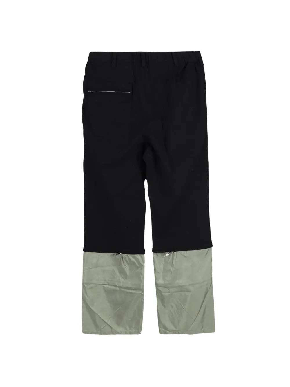 Zipped Cotton Trousers